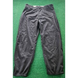 Black Baseball Softball Sliding Pants Womens Medium‎ Elastic Cuffs